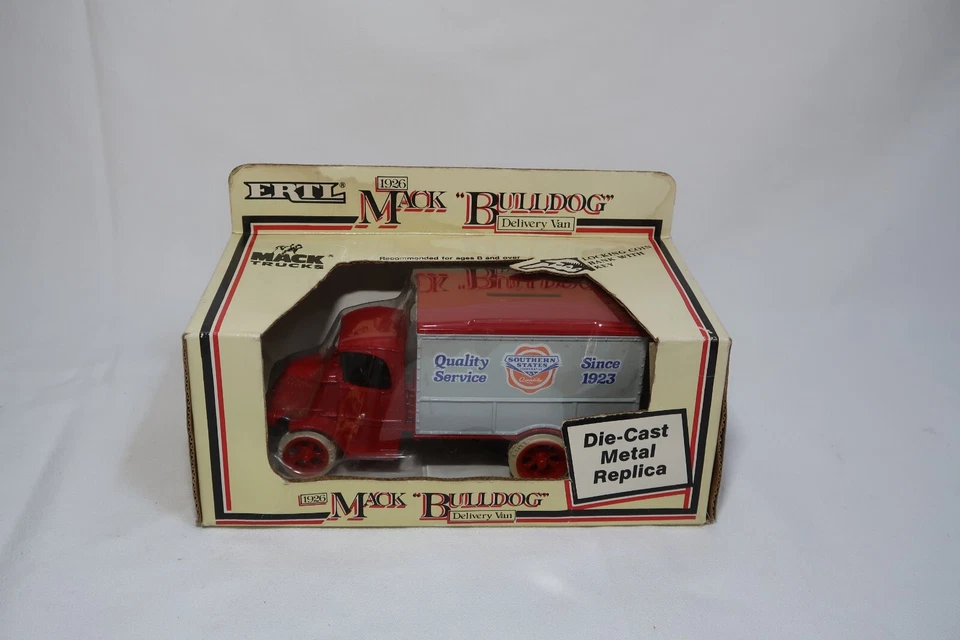 Vintage ERTL 1926 Mack Bulldog Southern States Delivery Van Bank 1/38 Scale - Image 1 of 1