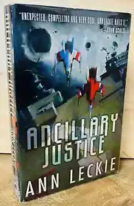 ANCILLARY JUSTICE by Ann Leckie TRUE Paper Back Original SC 1st PRINTING! HUGO! - Picture 1 of 4