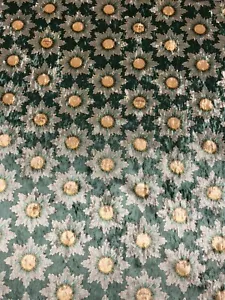 Belfield Fabric Angel Strawbridge Mademoiselle Daisy Cob Green 3mtrs - Picture 1 of 10
