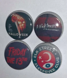 Horrorfilm Buttons - Bild 1 von 1