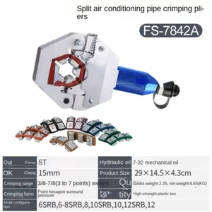 KFZ Klimaanlage Schlauch Crimpzange Reparatur Hydraulik Aufbereiter - Bild 1 von 8
