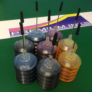 8x28ml Ink Refills For Canon Pixma MG2450 MG2550 MG2950 MG3050 IP 2850 MX 495 - Picture 1 of 4