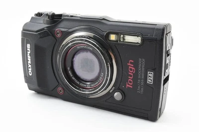 Cámara compacta Olympus Tough TG-5 roja impermeable a prueba de golpes usada Foto 1 de 4