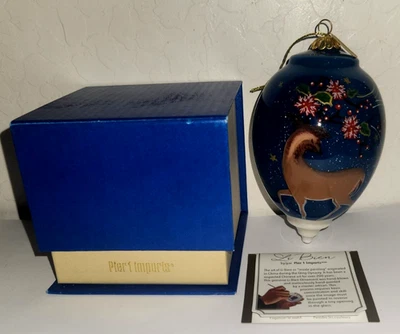 Pier 1 Le Bien Reindeer 2017 Ornament w/Box - Image 1 of 4