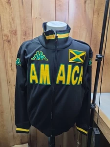 Vintage Kappa Jamaica Team Trainingsjacke Herren Gr. XL Neu mit Etikett Brandneu Y2K RAR - Bild 1 von 7