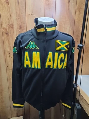 Chaqueta de chándal vintage Kappa Jamaica Team para hombre talla XL NUEVA CON ETIQUETAS NUEVA Y2K RARA Foto 1 de 4