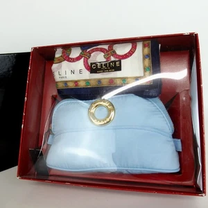 Authentic CELINE Handkerchief & Pouch Set Pouch Nylon/cotton [Used] - Picture 1 of 11