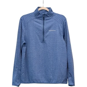 Pullover Vineyard Vines Performance 1/4 Cremallera Para Hombre Azul Manga Larga Talla S Golf - Imagen 1 de 10