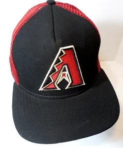 New Era Arizona Diamondbacks 9Fifty Burgandy Trucker Black Snapback Hat - Bild 1 von 10