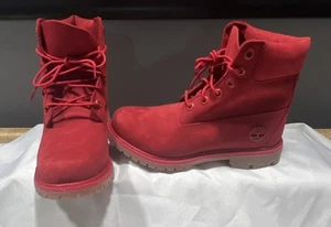 Stivali Timberland 50° Anniversario Rosso GS Uomo 7 Donna 8,5 - Foto 1 di 12