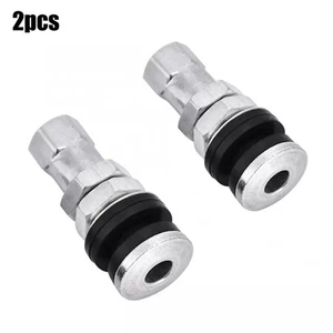 Essential Tire Valve Stem Kit 2pcs Tubeless Solution for Car and Motorcycle - Picture 1 of 12