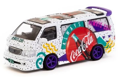 TOYOTA Hiace Wagon - Custom  - Coca Cola - TARMAC 1:64 - Immagine 1 di 4