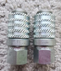 2 NEW PARKER PD STYLE TEST PORT PD260 COUPLER FREE SHIPPING - Picture 1 of 2