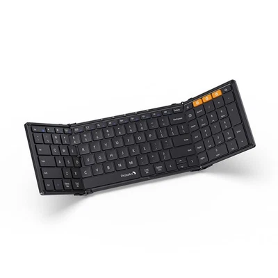 Foldable Bluetooth Keyboard, XK01 Folding Wireless Portable Keyboard with Num... - Image 1 of 4