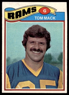1977 Topps Tom Mack Los Angeles Rams #265 EX - Image 1 of 2