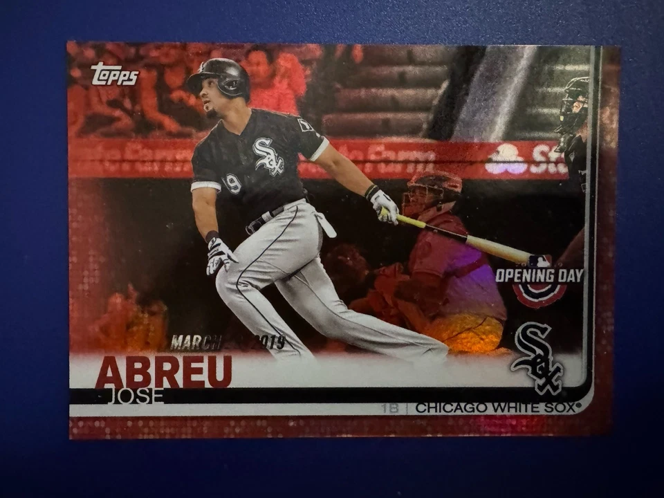 2019 Topps Opening Day Red Foil Jose Abreu #37 - Image 1 of 2