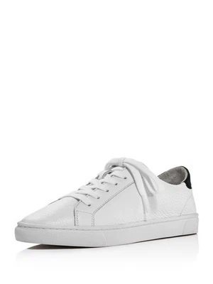 AQUA Womens White Cali Round Toe Platform Leather Athletic Sneakers 11 M - Image 1 of 4