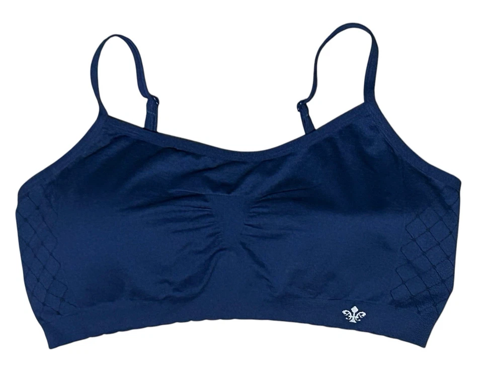 Sujetador deportivo Lily Of France para mujer talla XXL azul ropa deportiva Foto 1 de 4