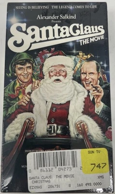 Santa Claus the Movie 1985 Factory Sealed VHS Tapes - Image 1 of 4