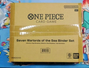 One Piece Card Game Seven Warlords of the Sea Binder Set English NEW & SEALED - Picture 1 of 3