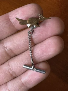 Pin de corbata de pájaro Roadrunner vintage cobre #3D - Imagen 1 de 3