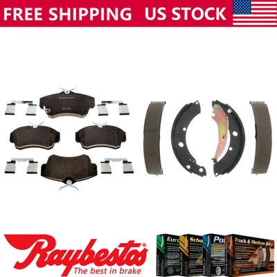 Комплект передних задних металлических тормозных колодок и тормозных колодок для 2004 Chrysler PT Cruiser - Изображение 1 из 4