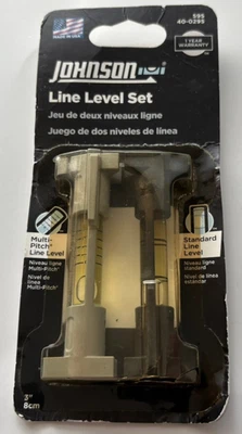 Johnson Structo-Cast 3 Inch Plastic Line Level Set (Package Scuffs) - Image 1 of 4