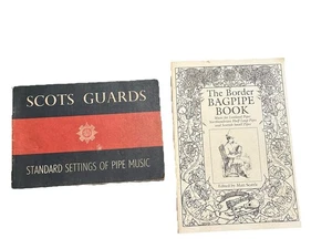 Scots Guards Standard Settings of Pipe Music & The Border Bagpipe Book Lot Of 2 - Picture 1 of 8