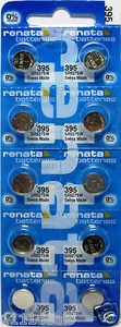 10 Pcs Renata SR927SW Coin Cell Silver Oxide Batteries - Picture 1 of 1