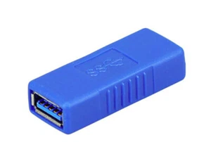 USB Female to Female 3.0 Type A Adapter Coupler Gender Changer Connector - Picture 1 of 3