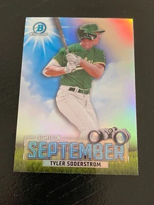 2023 Bowman Chrome Tyler Soderstrom Sights On September Insert - Picture 1 of 2