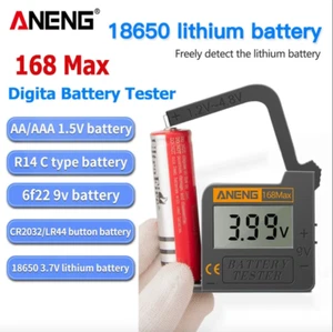 ANENG 168Max Digital Lithium Battery Tester Capacity Universal Test Checkered - Imagen 1 de 2