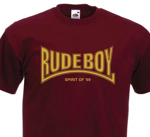 T-Shirt RUDE BOY (Graphisme Lonsdale) Spirit Of '69 - Ska Punk Rock Clash Skin - Imagen 1 de 1