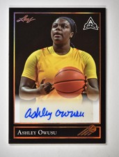 2021-22 Leaf Memories Basketball 1992 Base Auto Bronze #BG-AO1 Ashley Owusu