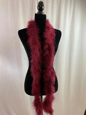 30 Gram Marabou Feather Boa, 2 Yard-Long Dancing Wedding Crafting Party Dress Up - Image 1 of 4
