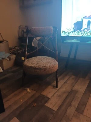 MOVIMIENTO ESTÉTICO SILLA BAJA EBONIZADA, APROX. 1880 Foto 1 de 3