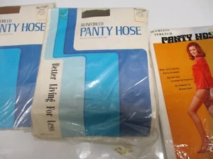 3 PR UNBRANDED SANDALFOOT PANTYHOSE SIZE MEDIUM /TALL VARIOUS COLOR - Picture 1 of 5