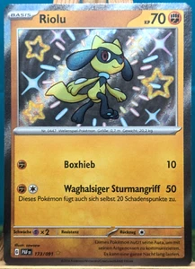 POKEMON - Paldeas Schicksale - Riolu - 173/091 - deutsch - Bild 1 von 1