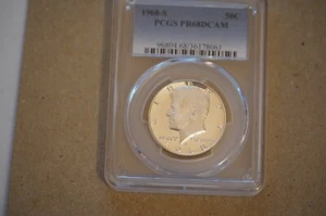 1968-S 50C Kennedy Half Dollar Proof PCGS PR68DCAM - Bild 1 von 5