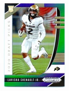 Panini Prizm Draft Picks Prizms 2020 púrpura verde Laviska Shenault Jr. Rookie - Imagen 1 de 2