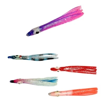 Octopus Softline Polipetti 5cm 5pz Esche Artificiali da Traina in Silicone NEW - Immagine 1 di 4