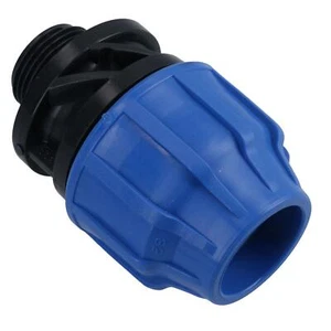32mm x 1" MDPE Male Adapter Compression Coupling Fitting Water Pipe PN16 - Picture 1 of 25