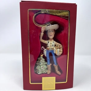 Lenox Disney Toy Story Woody Howdy Holiday Christmas Ornament Porcelain Gold - Picture 1 of 14