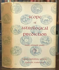 SCOPE OF ASTROLOGICAL PREDICTION - Marc Edmund Jones, 1st 1969 - ZODIAC - SIGNED - Picture 1 of 11