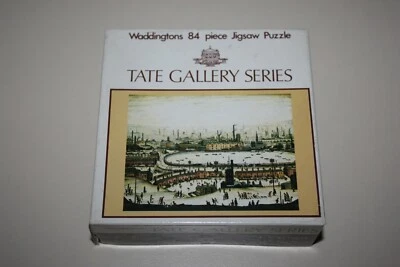 TATE GALLERY SERIES- Waddingtons 84 piece Jigsaw Puzzle, L.S.Lowry The Pond! - Bild 1 von 3