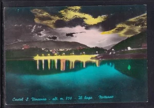 Cartolina Castel San Vincenzo il Lago Notturno PA46 - Picture 1 of 1
