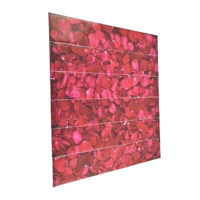 6PCS 100x18cm 3D De L'Escalier Autocollant Fleur De La Rose Auto-Adhésif Mura FR - Photo 1/4