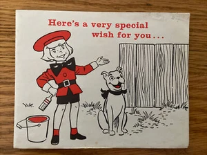 1950's BUSTER BROWN SHOES Promotional Comic Advertising Birthday Card-Hammond’s - Picture 1 of 3