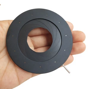 Einstellbare Blende 2-50mm Blende Blende Monitor Kamera Teile 11 Klingen - Bild 1 von 10