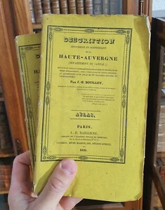 Description History And Scientific de La High-Auvergne, J.B.Bouillet , 1834 - Picture 1 of 19